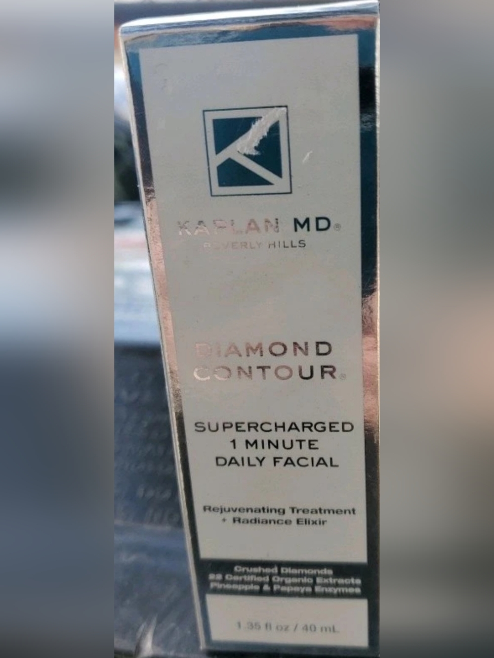 KAPLAN MD Diamond Contour Supercharged 1Min Facial Rejuvenating 1.35oz 40ml NIB
